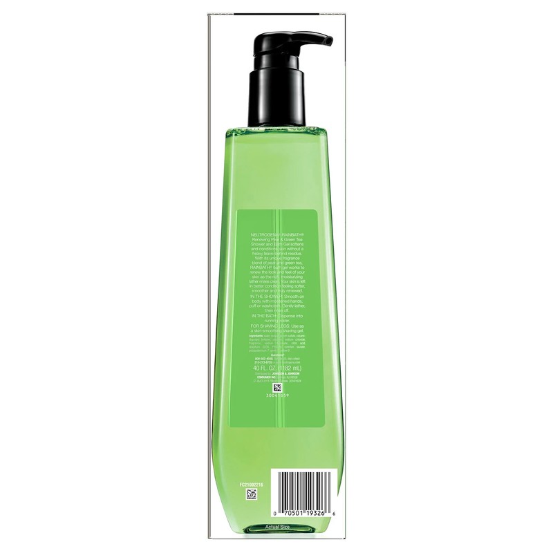 Neutrogena Rainbath Renewing Shower and Bath Gel, Pear & Green
