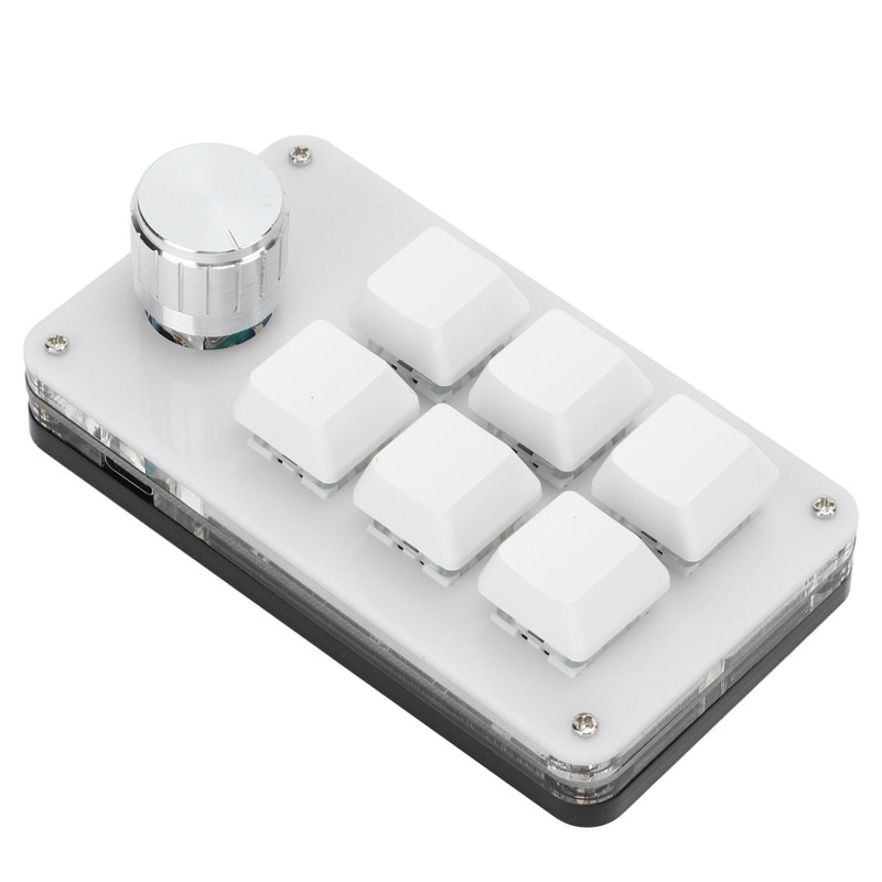 One Handed Mechanical Keyboard Multifunction 6 Key Mini Gaming Keypad