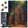 Puzzles for Adults 1000 Pieces, Enchanting Library Overgrown by a