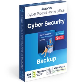 Acronis Cyber Protect Home Office 2023 Essentials 3 PC/Mac 1 Year Windows/Mac/Android/iOS Only Backup Activation Code by Post
