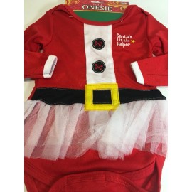 Costumes Usa Baby Girl Christmas Tutu 6-12 Mo SANTA's LITTLE HELPER Holiday Outfit ADORABLE