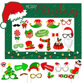 Roaring Good Time Christmas Party Game Supplies Christmas Photo Booth Props Christmas Games Selfie Props Lets Get Ugly Sweater Party Decoration