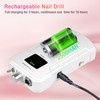 Nail Drill Professional, 35000RPM Brushless Nails Drill Machine, Rechargeable Nail