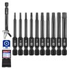 WORKPRO 10pcs Security Torx Bit Set, CNC Machined S2 Steel