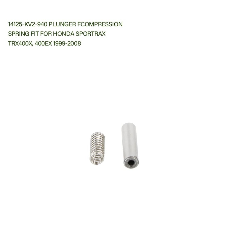 14125-KV2-940 Plunger FCompression Spring Fit For Honda Sportrax TRX400X, 400EX