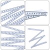 Folding Ruler Plastic Meter Stick with Scale, 2m Length Double-Sided