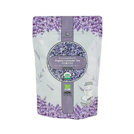 Suwirun Organic Lavender Tea 25 Bags – 100% Lavender Flowers – Aromatic & Calming, Caffeine-Free – Supports Stress Relief, Relaxation & Better Sleep