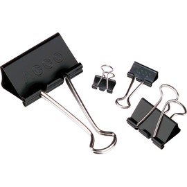 ACCO Binder Clips, Mini, 1 Box, 12 Clips/Box (72010)