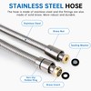 G-Promise 70 Inch Stainless Steel Long Shower Hose, Flexible and