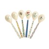 Rice Melamine Teaspoons, Multi-Colour, Set of 6 (MELSP-SCH5XCP)