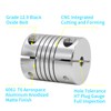 Sinoblu 2 Pieces 6mm to 10mm Stepper Motor Shaft Coupling