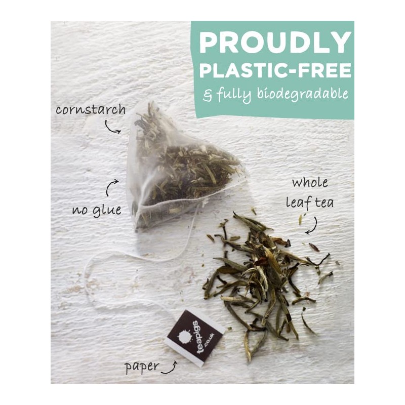 Tea Pigs Peppermint Herbal Tea Made With Whole Leaves (1
