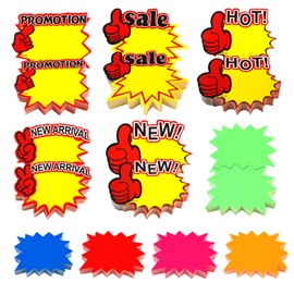 500 Pcs Price Tags Sale Tags,for Sale Sign,Burst Star Sale Signs for Retail Store,Garage Sale Signs,Yard Sale Price Stickers, Price Tags for Retail,Garage Sale Stickers,Store Signs