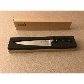 COOKING PLEASURES Chef's Knife, Stainless,  Full Tang NEW! Engraving error