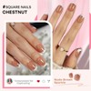 Short Press on Nails Square | GJZEZ Soft Gel Fake
