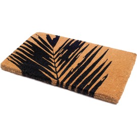 Handwoven, Extra Thick Doormat | Entryway Door mat for Patio, Front Door | Decorative All-Season | Summertime Palm Leaf | 18" x 30" x 1.60"