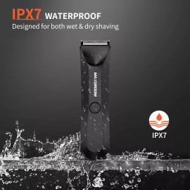 MAXGROOM Body Hair Trimmer for Men,Waterproof Personal Groomer for Men(Black)