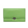 Prime Hide Soft Leather Travel Planner Wallet RFID Blocking Green