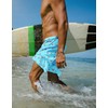 LRD Mens Swim Trunks with Compression Liner 7 inch Inseam