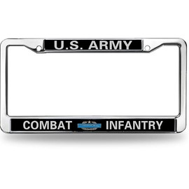 US Army Infantry License Plate Frame for Mother’s Day US Army Combat Infantry Anti-Theft License Plate Frame Infantry Superhero License Plate Frame Thankful Gift for Infantry Solider