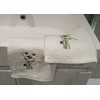 Lex's Linens Floral & Butterfly Embroidered Towels (Set of 2