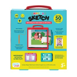 Chuckle & Roar - Magna Sketch - Great for Travel - Preschool Learning - Drawing Pad - Mess Free Arts and Crafts - Ages 3 and Up