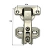 KASHBSAB 2 Pcs 90 Degree Corner Hinges Soft Close Cabinet