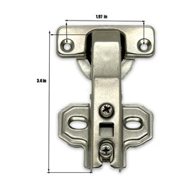 KASHBSAB 2 Pcs 90 Degree Corner Hinges Soft Close Cabinet 90 Degree Blind Angle Hinge for Cabinet Doors Kitchen
