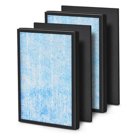 SOMEWAYTOP 8L HEPA Replacement Filter Set Compatible with Okaysou Airmax 8L Air Filters, 3-Stage Airmax 8L Filter,and Blue Ultra-Filter Carbon Pre-Filter Air Cleaner for Home, 2 Pieces