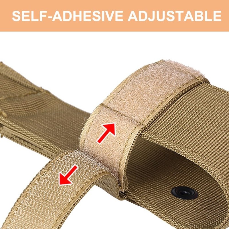 MiOYOOW MOLLE Belt Bottle Holder, Adjustable Tactical Water Bottle Bag,