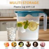1 x Plastic Jug 1Litre Fridge Door Water Jug -