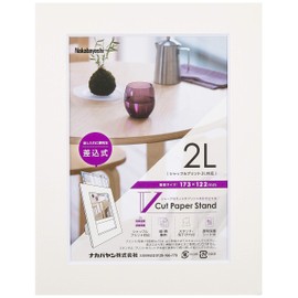 ナカバヤシ Vカットペーパースタンド 差込式 2L ホワイト 23644