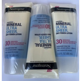 Neutrogena Pure Screen + Mineral Ultra Sheer Dry Touch Lotion SPF 30 03/25 Lot