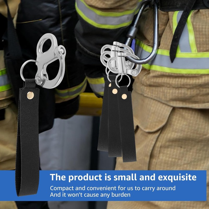 Yeanifeana Quick Release Clip Shackle for SCBA Mask,Firefighter Accessories, Quick