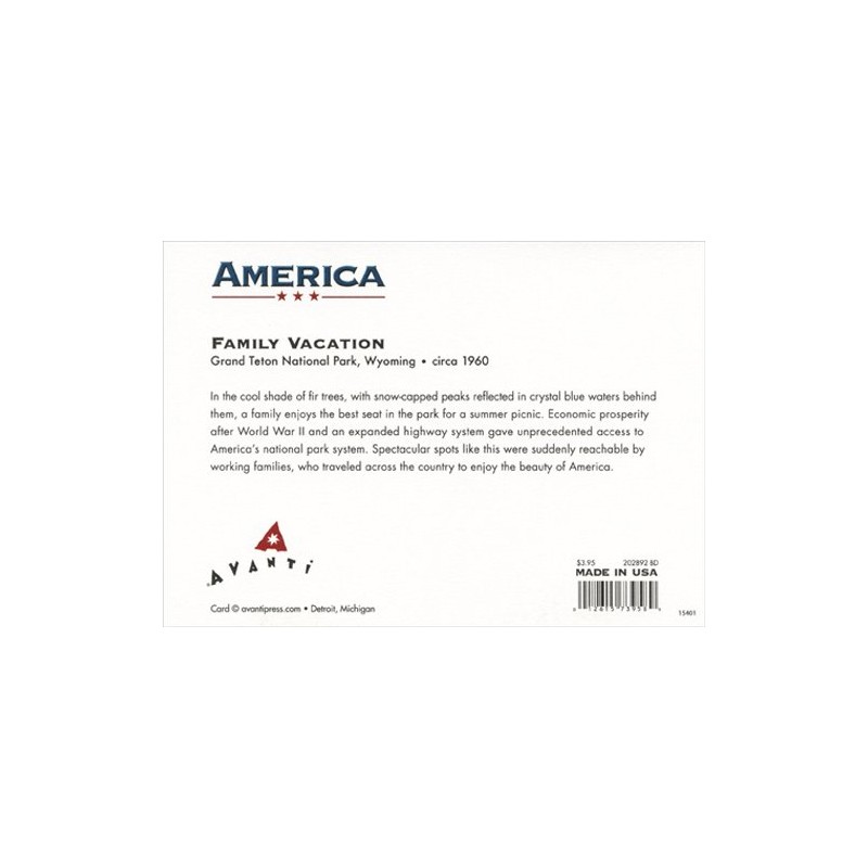 RV Camping - Avanti America Collection Birthday Card