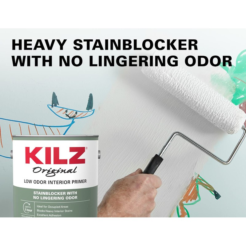KILZ Original Low Odor Primer, Interior, 1 Quart