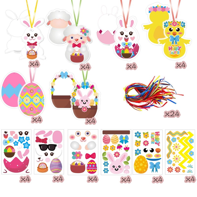 ZKFSIE Easter Crafts for Kids, Easter Arts and Crafts Foam