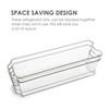 Vtopmart Breastmilk Storage Container 4PCS Set, Clear Freezer and Fridge