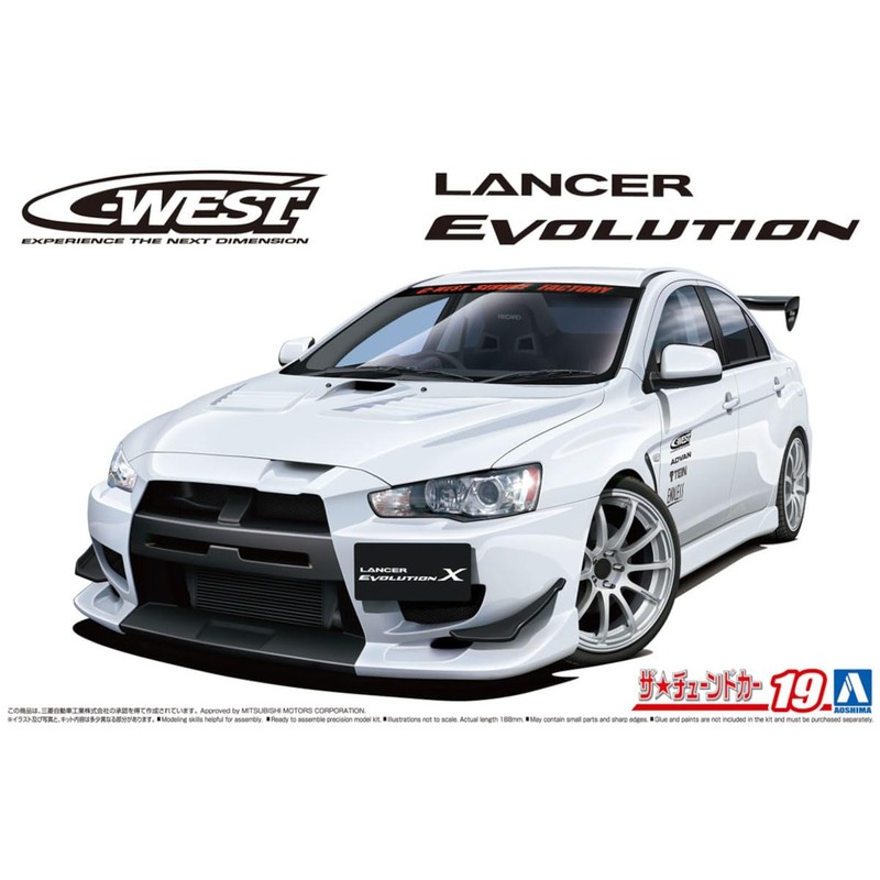 Aoshima Bunka Kyozai 1/24 The Tuned Car Series No.19 Mitsubishi