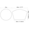 SHACOS - Juego de 5 manteles individuales redondos de vinilo