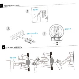 Outanaya Car Mount Holder for Phone Water Bottle Hook Design Fits Bottles Up to Slip Base Compatible with Various Phone Red