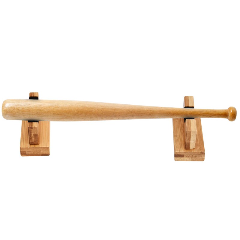 TOBWOLF 2PCS Baseball Bat Display Case, Sturdy Baseball Bat Stand,