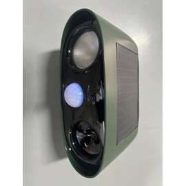 2025 Ultrasonic Animal Repellent Outdoor Solar Animal Repeller with LED Flashlight&Motion Sensor Cat Deterrent Outdoor Deer Repellent Device 333