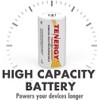 Tenergy D Size 5000mAh NiCd Button Top Rechargeable Batteries, 8