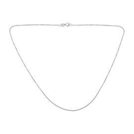 Unisex Ultra Thin 018 Gauge 0.5MM Thin Real 14K Yellow White Rose Gold Rolo Curb Cable Chain Necklace For Women Made In Italy 18 Inch