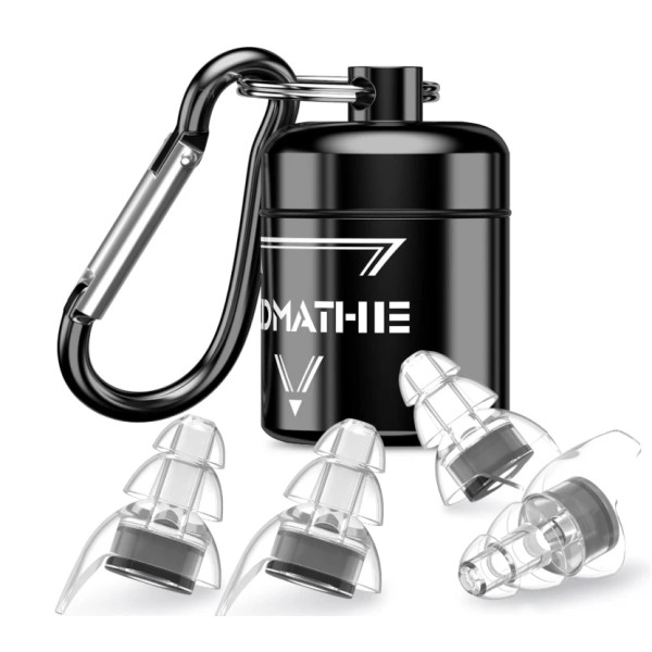 ZDMATHE 2 Pairs High Fidelity Concert Ear Plugs, Silicone Ear