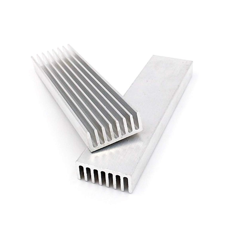 4pcs 100*25*10mm heat sink aluminum