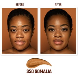 Juvia's Place I Am Magic Velvety Matte Liquid Foundation 350 - Somalia - Dark Tan w/Warm Undertone, Makeup Foundation Full Coverage, Lightweight, Long Wear, Velvety Matte Finish