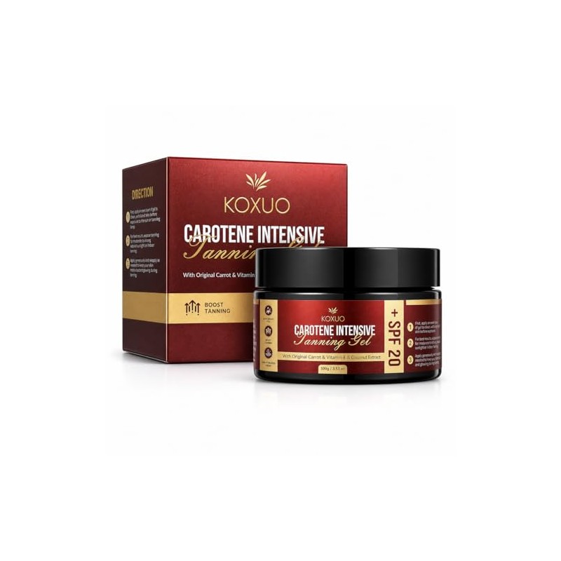 Carotene Tanning Gel for Deep Natural Tan – Tanning Accelerator