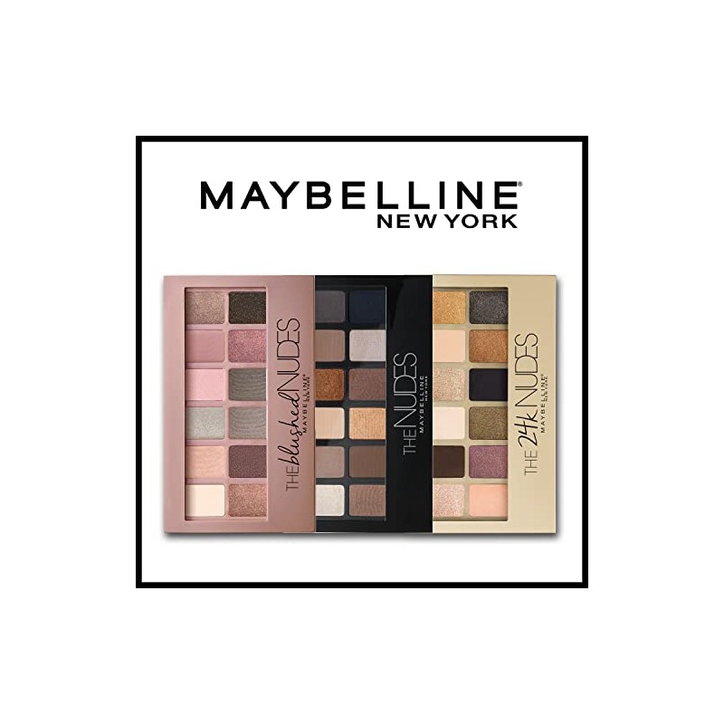 Maybelline Maquillaje Eye Shadow Palette The Blushed, color RosasCafes